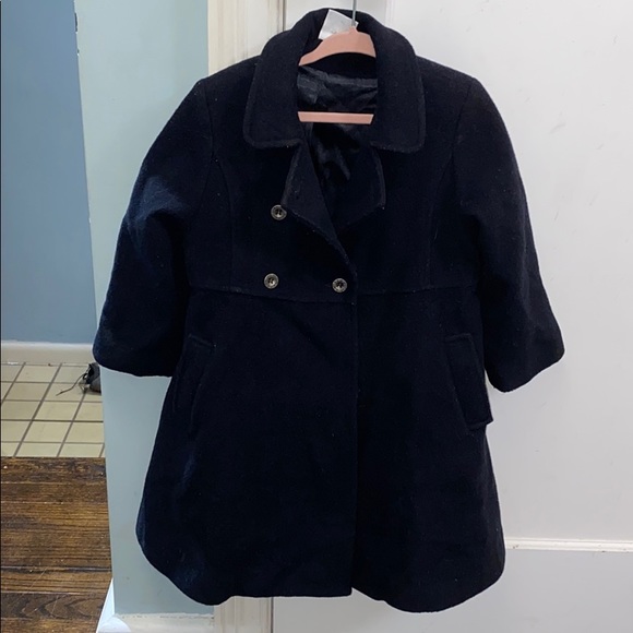 Girls Petit Bateau wool coat - size 4 ans / 102